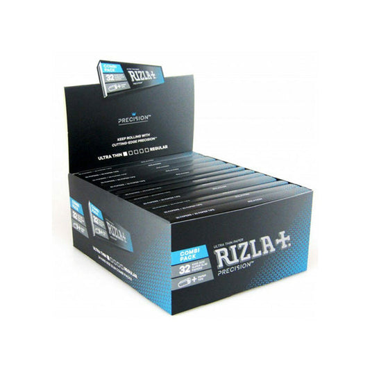 24 Rizla Precision Ultra Thin King Size Slim Papers + Tips