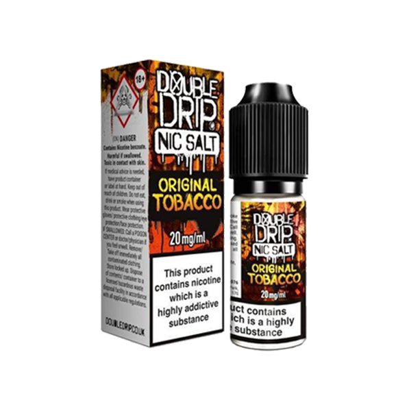 10MG Double Drip 10ML Flavoured Nic Salts E Liquid