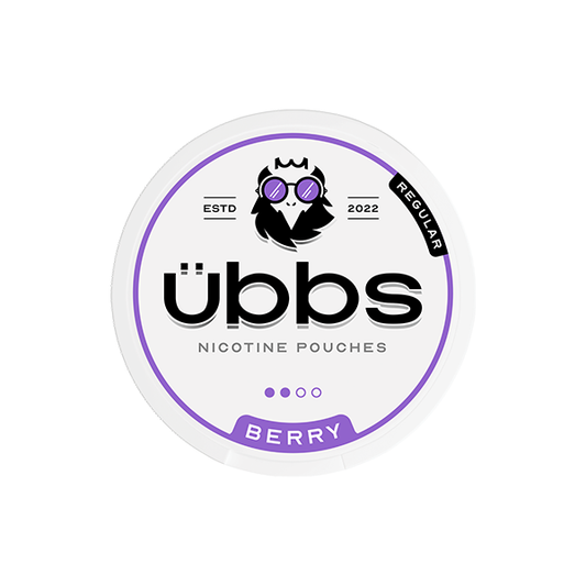 6mg Übbs Berry Regular Strength Nicotine Pouches - 20 Pouches