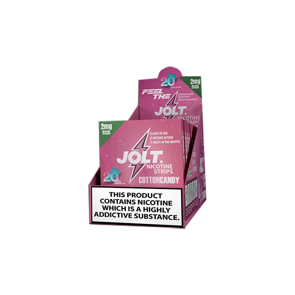 2mg JOLT Nicotine Strips Box - 10 Packs