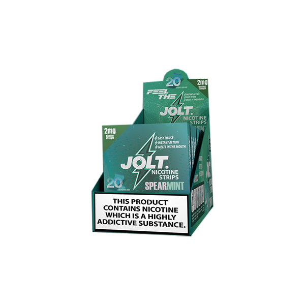 2mg JOLT Nicotine Strips Box - 10 Packs