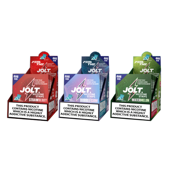 4mg JOLT Nicotine Strips Box - 10 Packs