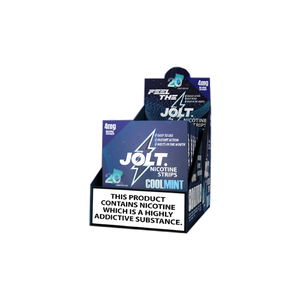 4mg JOLT Nicotine Strips Box - 10 Packs