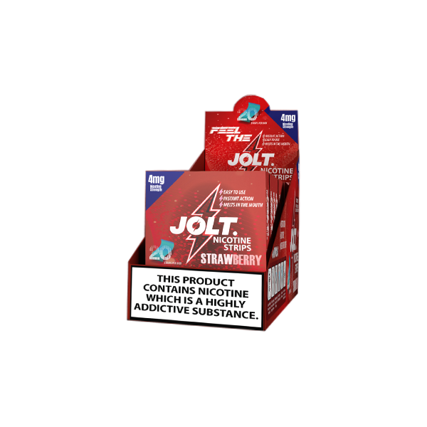 4mg JOLT Nicotine Strips Box - 10 Packs