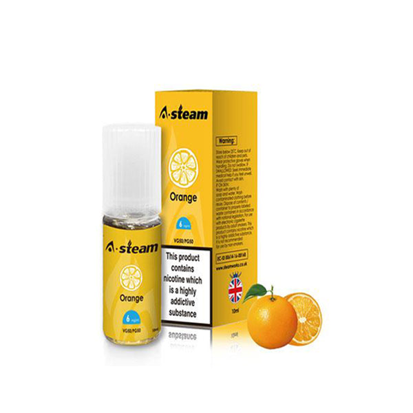 A-Steam Fruit Flavours 18MG 10ML (50VG/50PG)