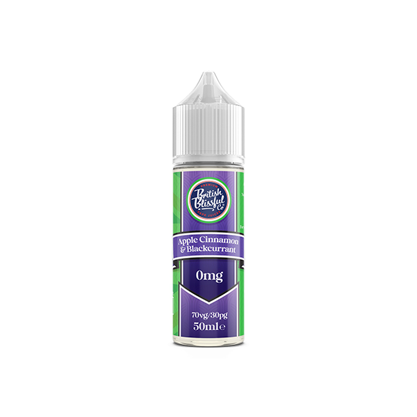 0mg British Blissful 50ml Shortfill (70VG/30PG)