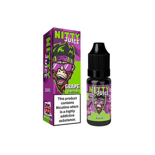 10mg Vapes Bars Nitty Juice Salts 10ml Nic Salt (50VG/50PG)