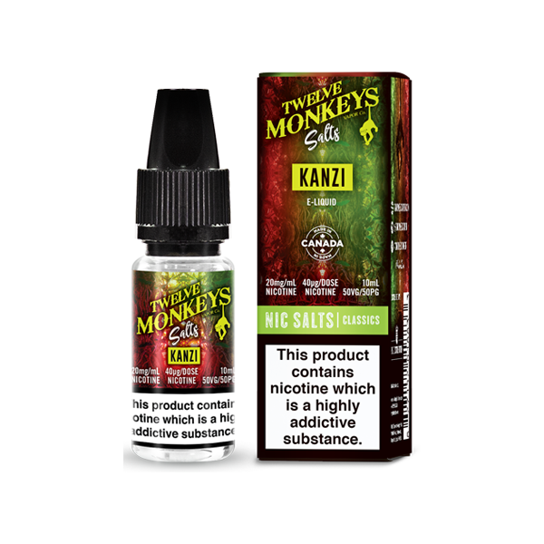 10mg Twelve Monkeys Classics 10ml Nic Salt (50VG/50PG)