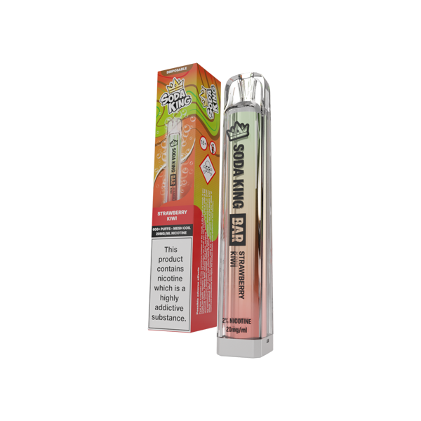 20mg Soda King Bar Disposable Vape Device 600 Puffs