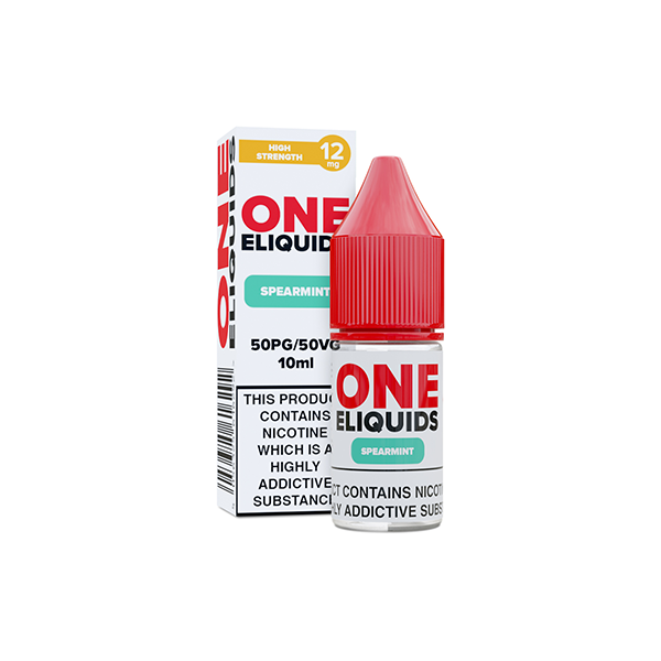 12mg One E-Liquids Flavoured Nicotine E-Liquid 10ml (50VG/50PG)