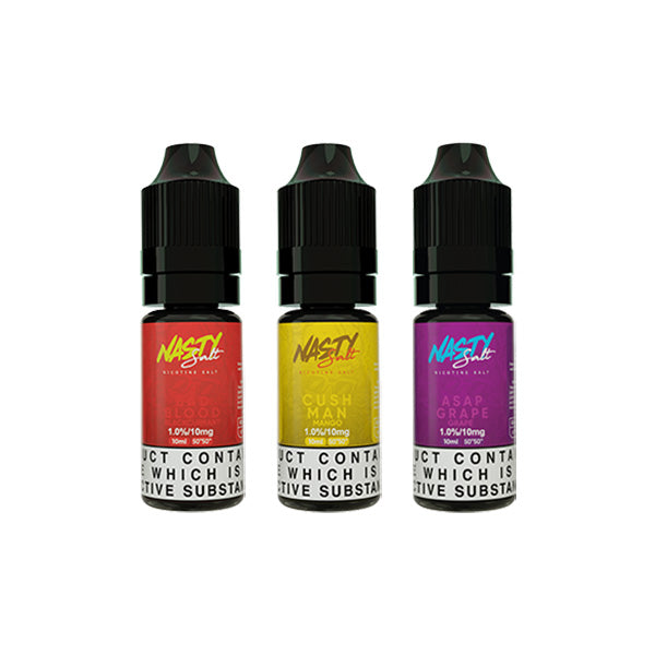 20mg Nasty Salts 10ml Nic Salts (50VG/50PG)