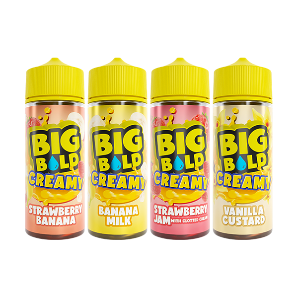 0mg Big Bold Creamy Series 100ml Shortfill  (70VG/30PG)