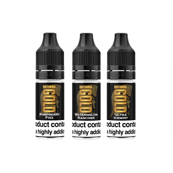 Britannia Gold 0mg 10ml E-Liquids (40VG/60PG)