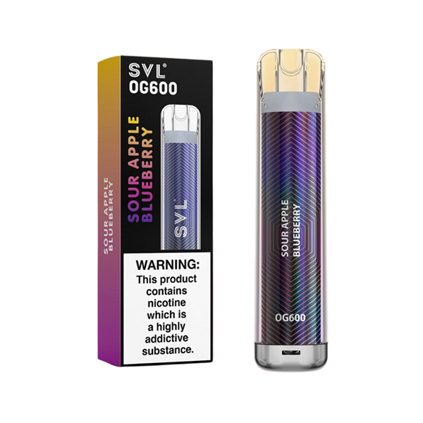 20mg SVL OG600 Disposable Vape 600 Puffs