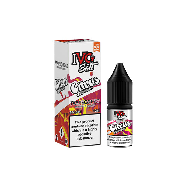 New! I VG Salt 10mg 10ml Nic Salt (50VG/50PG)