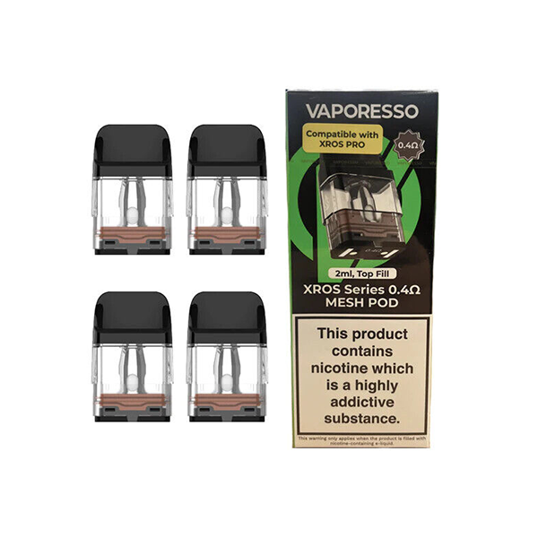 Vaporesso XROS Series Corex 2.0 Replacement Pods (0.6Ω/0.8Ω/1.0Ω/1.2Ω) 2ml