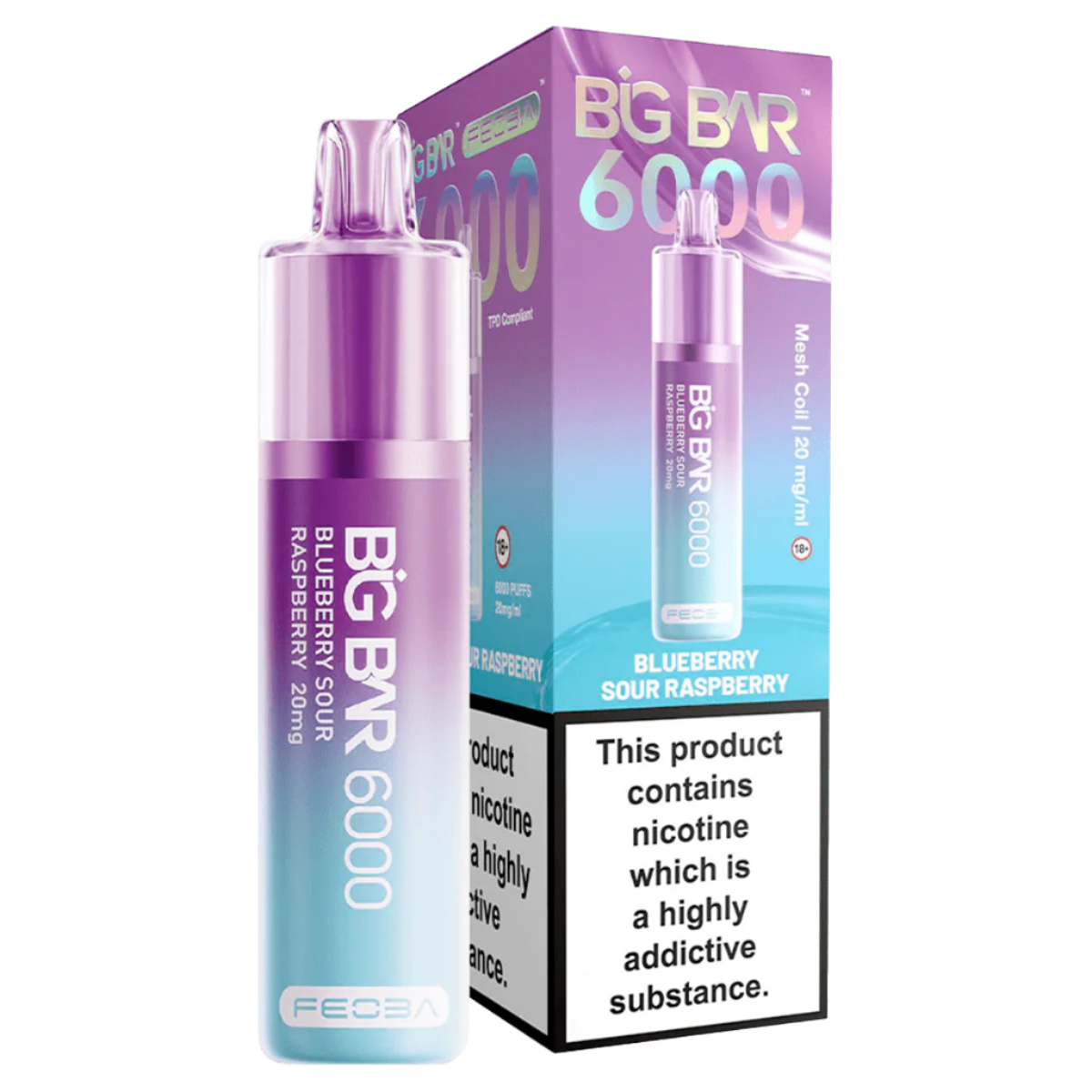 Big Bar 6000 Puffs 20mg